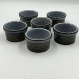 Set of 6 Ceramano Steinzeug ramekins