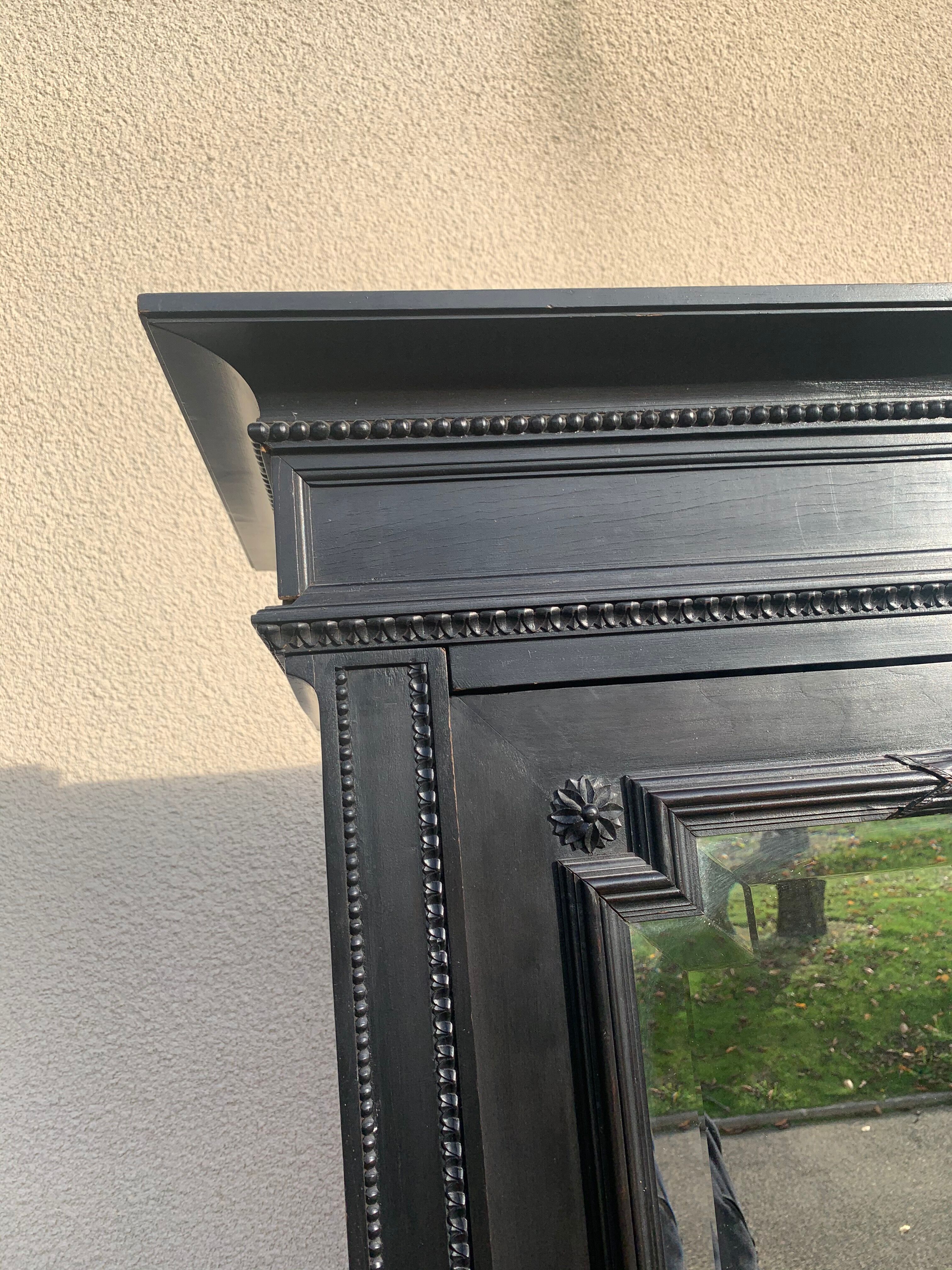 Black notary cabinet