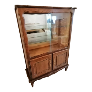 meuble vitrine en bois