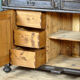 Solid Pine Kitchen Cupboard, 1900's