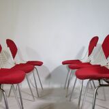 “Bikini” Chairs by Charles & Ray Eames for Herman Miller, Set of 6, 1960s
