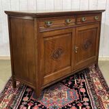 English buffet from the late 19th century in walnut.