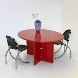 Antella dining table / console table by Kazuhide Takahama for Cassina in red