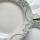 Flat plates terre de fer green creil & montereau labrador model "napoleon" 1890s