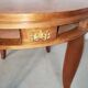 Table art deco en noyer de jules leleu