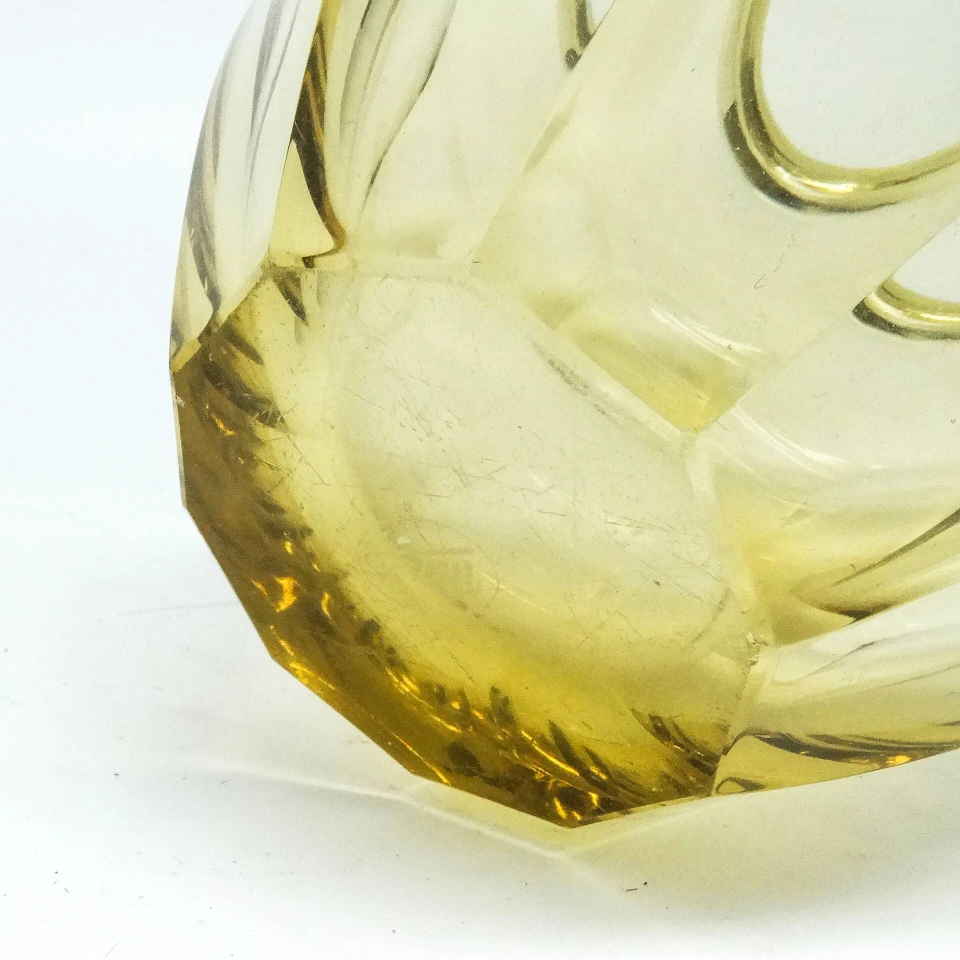 Art Deco vase, crystal, design by J. Hoffmann, Bohemia, Czech Republic, 1930s