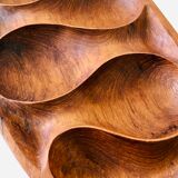 L46cm teak tray by Laur Jensen for Odense Denmark