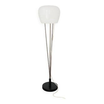 A. Gałęcki floor lamp, Poland, 1970s, metal and glass, vintage