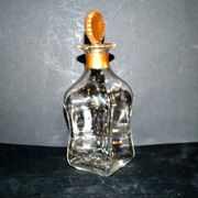 Baccarat liqueur carafe napoléon iii gold crystal star constellation
