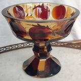 Old Bohemian Cut Crystal Cup