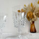 6 Arques crystal red wine glasses, Tuileries model