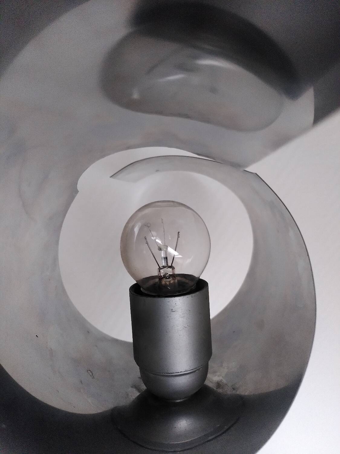 Chrome wall light from the 70s