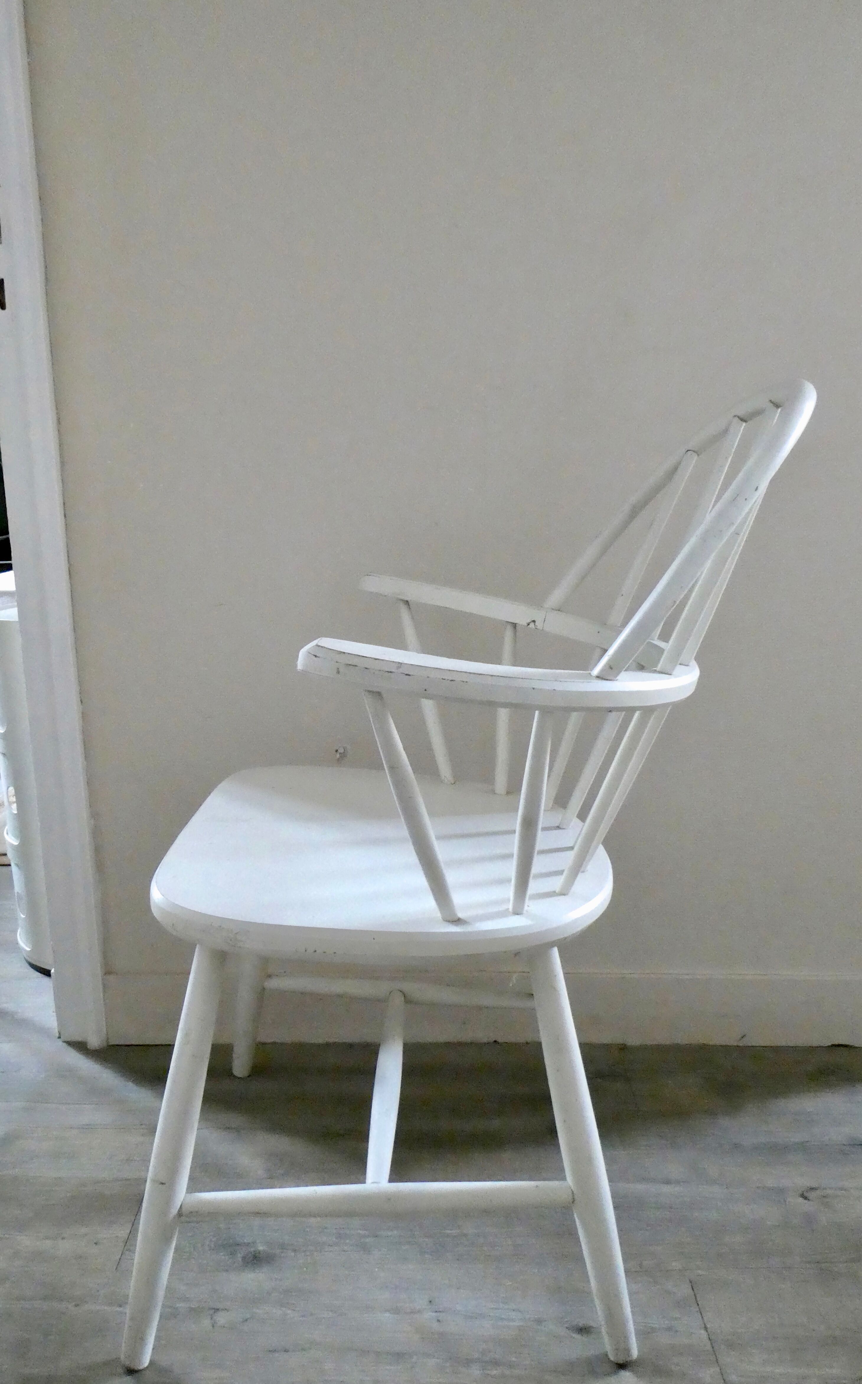 Abraham A Patijn's wooden armchair, 1950s