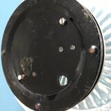 Plafonnier rond en verre ciselé