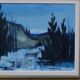 Nils ingvar walterström (1929-1988), swedish modern painting, 1960s, oil on canvas, framed