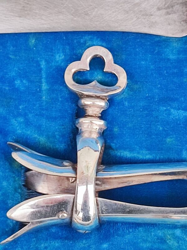 Ensemble de rôtisserie à découper en argent sterling