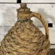 Rush and wicker demijohn