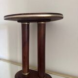 Art Deco wooden pedestal table