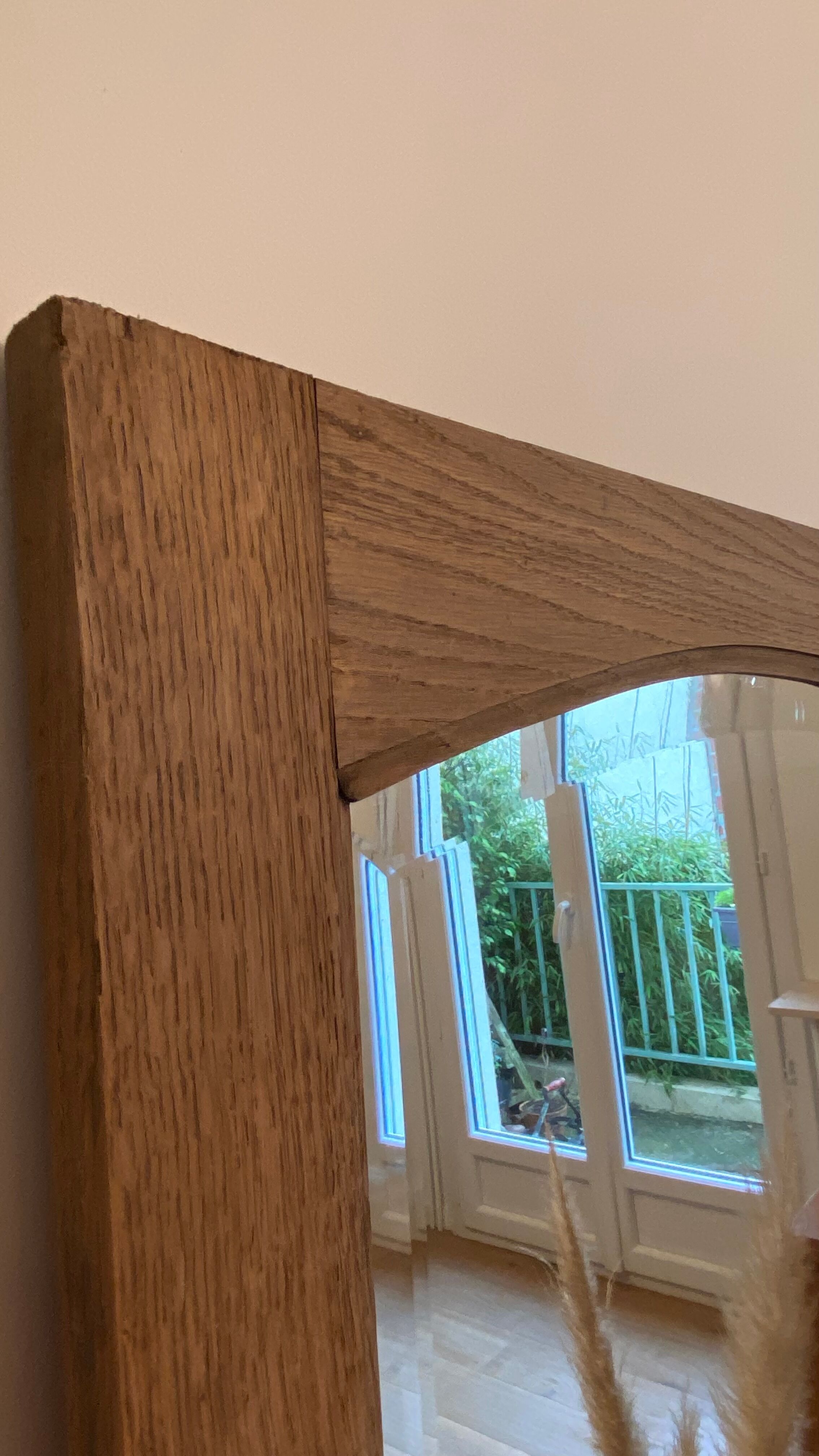 Beveled mirror 168 x 66 cm - 1950