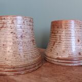 Puisaye stoneware mugs cups by Jean-Pierre Prud'homme