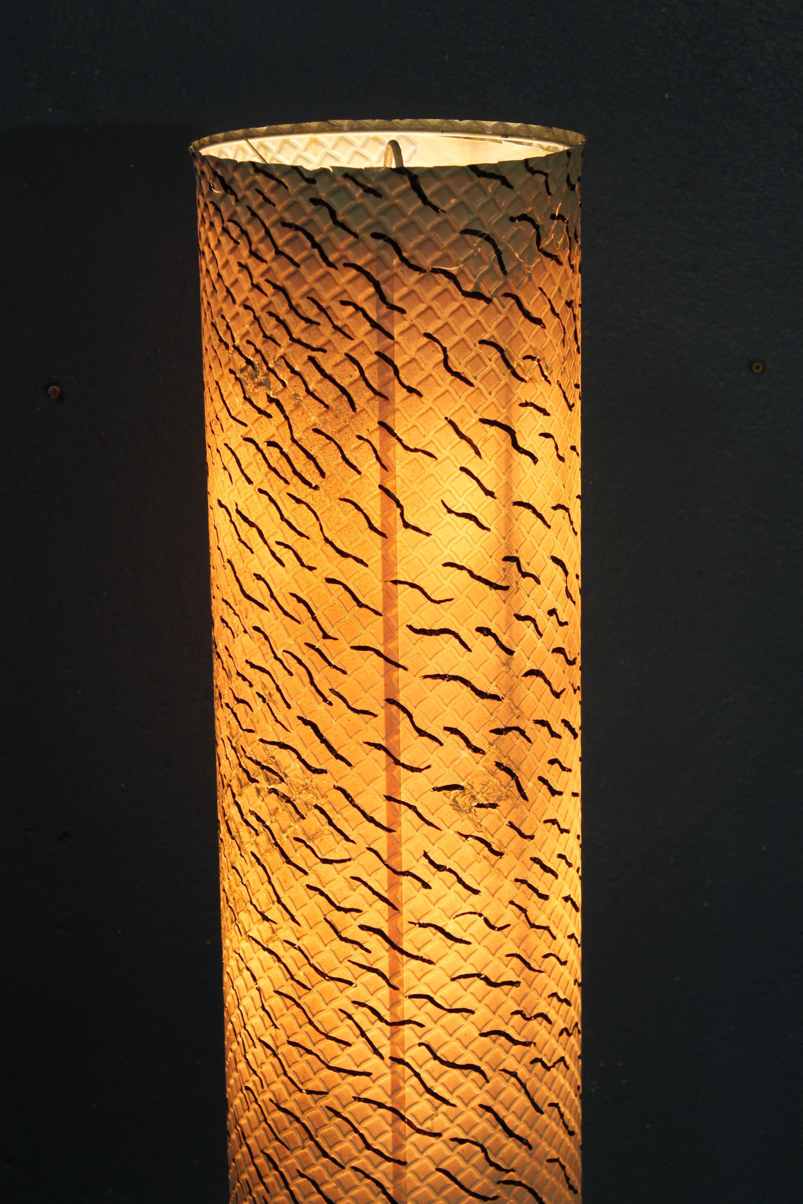 Lampadaire "Tube" tripode 1960s