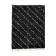 Tapis marocain moderne noir art contemporain 150x240cm