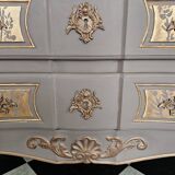 Commode Vintage vieux rose