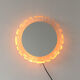 Hillebrand vintage Lucite wall mirror with backlight , 1970's , Germany