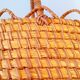 Straw basket, folk art 1950.