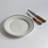 Set of six dessert plates - Faïencerie de Gien - Vintage