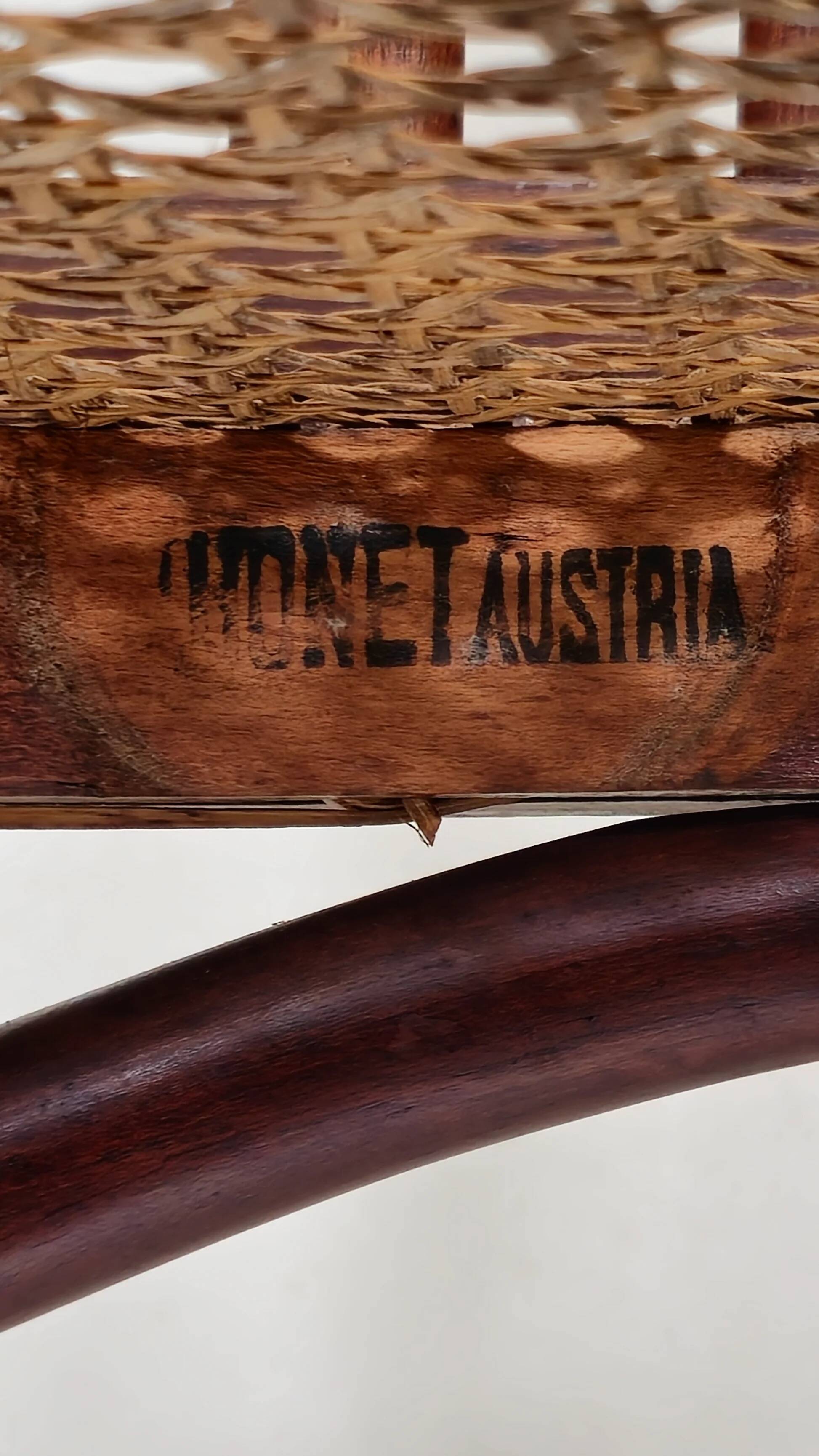 Rare pair of Thonet armchairs