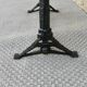 bistro table with cast iron legs signed Lelong, early 20th century