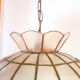 Suspension en nacre de Capiz Art déco style Tiffany
