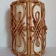 Vintage bamboo wall lamp