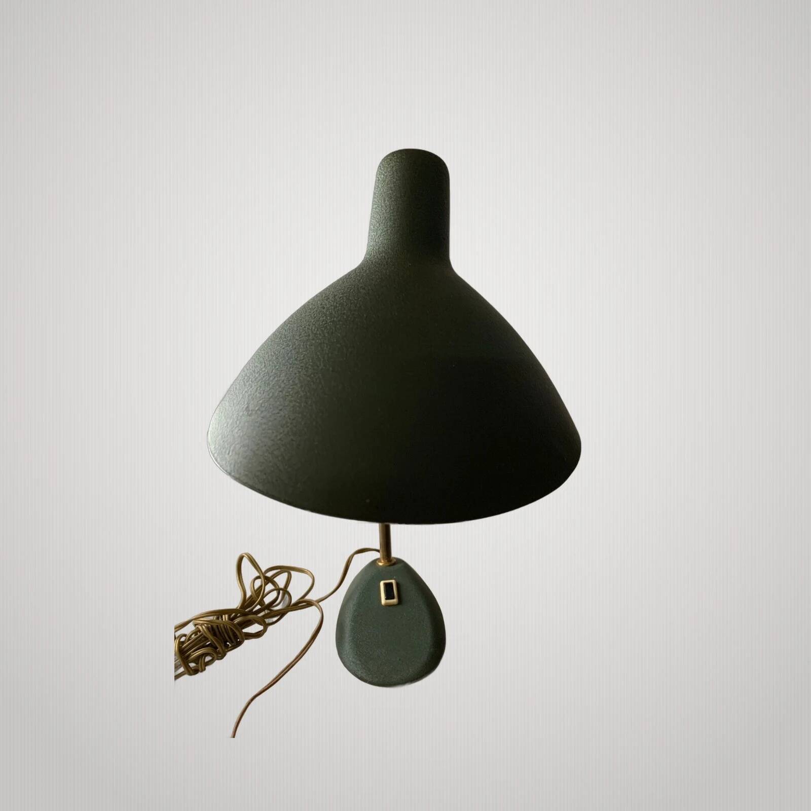 Vintage desk lamp 1950s jean boris lacroix