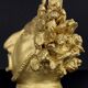 Head plaster gold paint