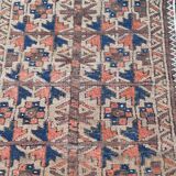 Hand knotted wool rug 76x117cm