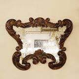 Baroque Mirror in Carved Wood