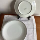 Lot 6 assiettes porcelaine Ch. Ahrenfeldt