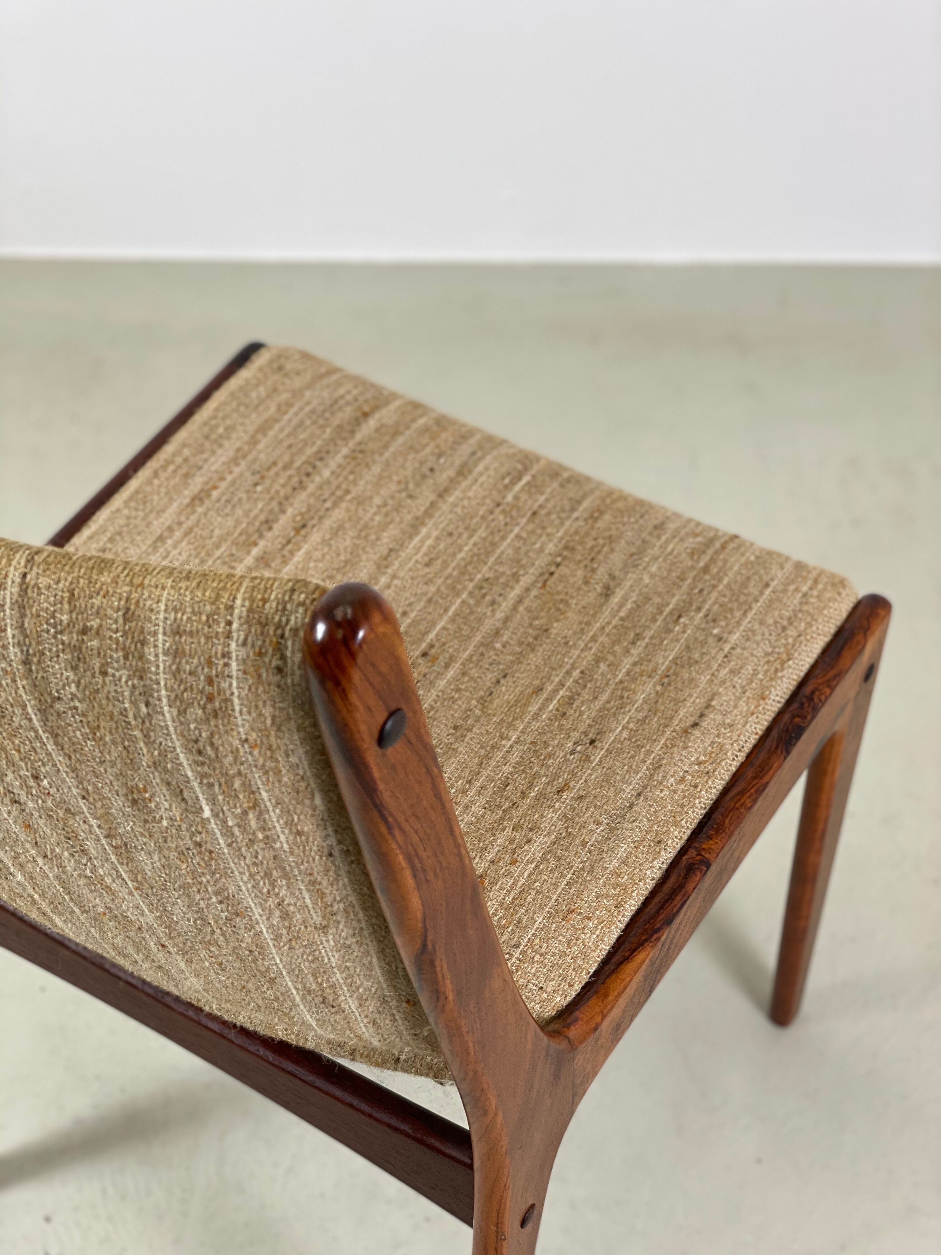 Rosewood dining chair by Johannes Andersen for Uldum Mobelfabrik 1960s