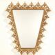 Vintage Italian rococo style mirror from the 50s