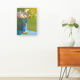 Floral stil life, oil on wooden plate, 40 x 55cm