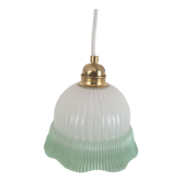 Pastel green tulip lamp