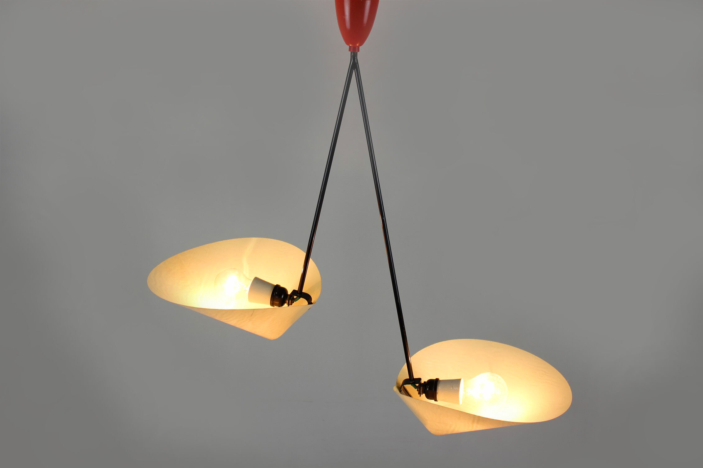 Model 1210 Ceiling Lamp by Josef Hurka for Napako, 1960s