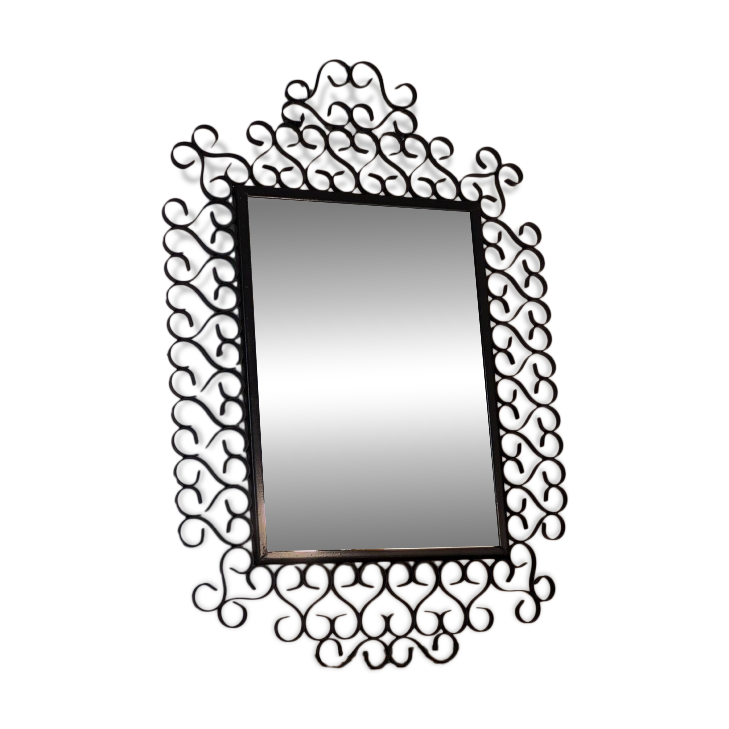 Miroir métal vintage