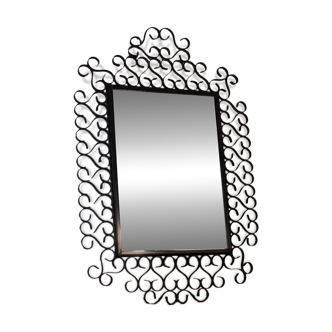 Vintage metal mirror