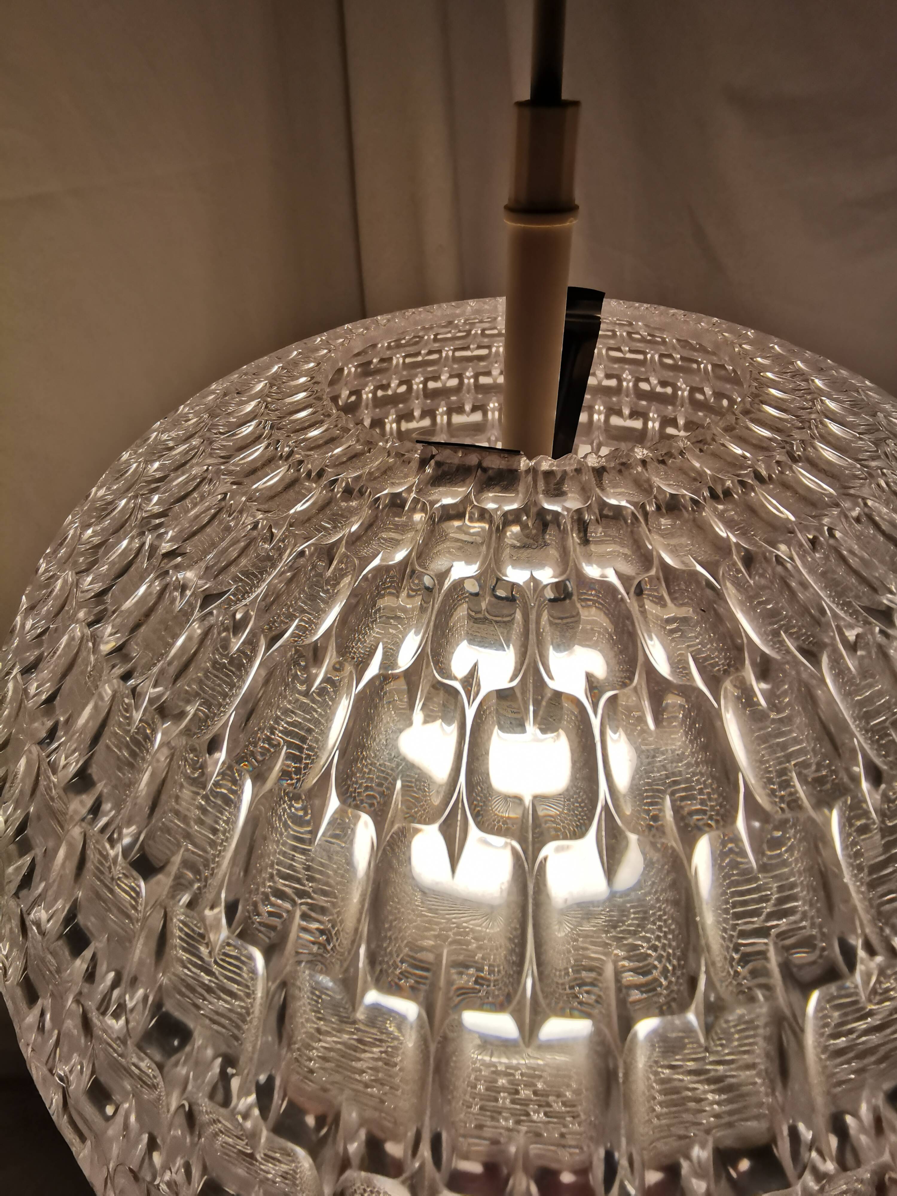 Aloys Gangkofner pendant light for Erco, Germany, Space Age, 1970.