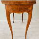 Table de jeux Louis XV en chêne marquetée