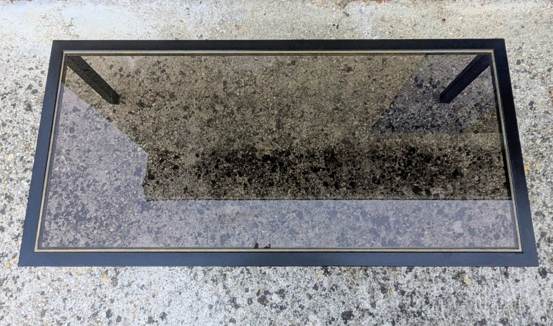 Vintage 70s 80s Hollywood Regency Coffee Table