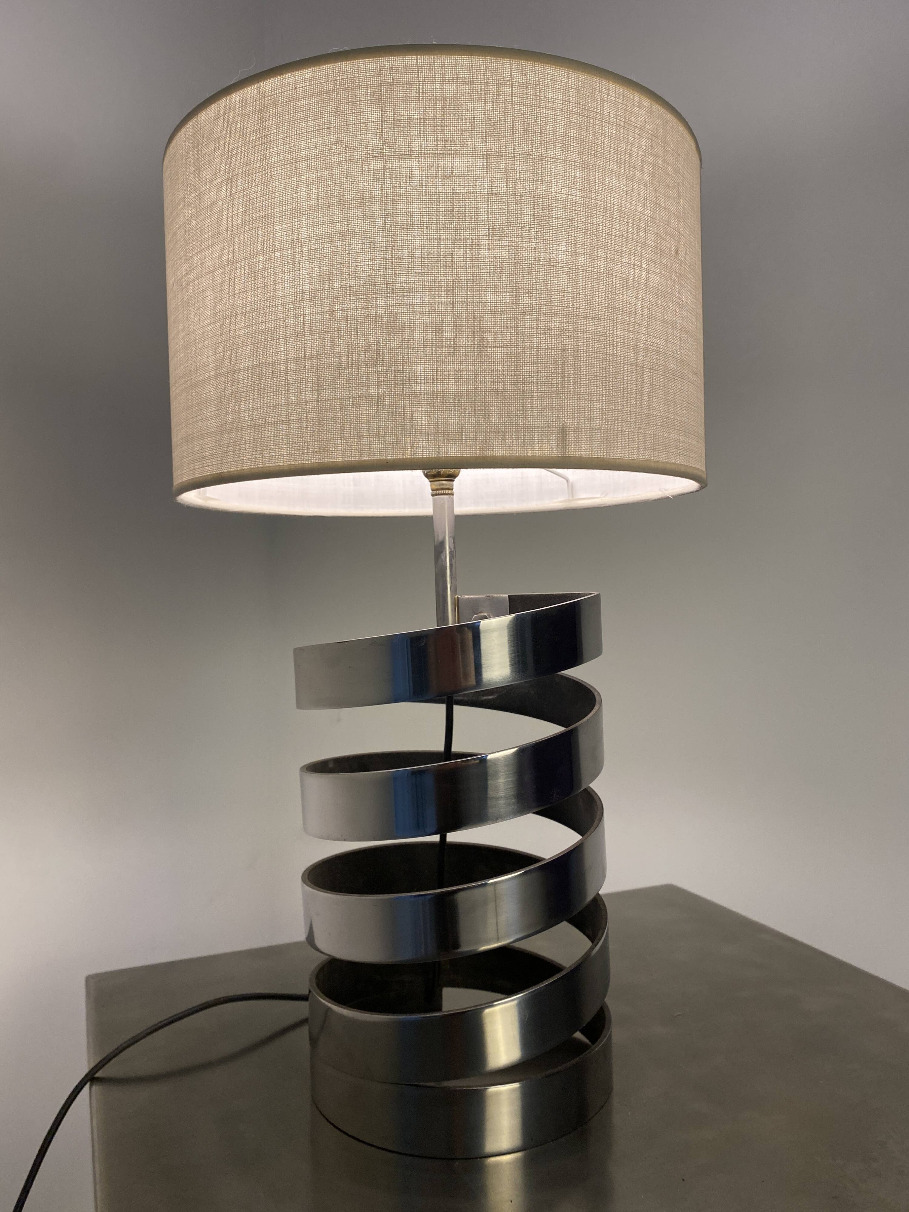 Spiral Lamp by Jacques Charpentier. France 1972